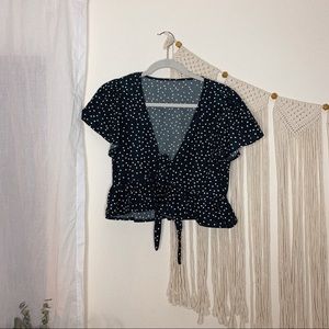 ☼ GREEN TIE BLOUSE ☼